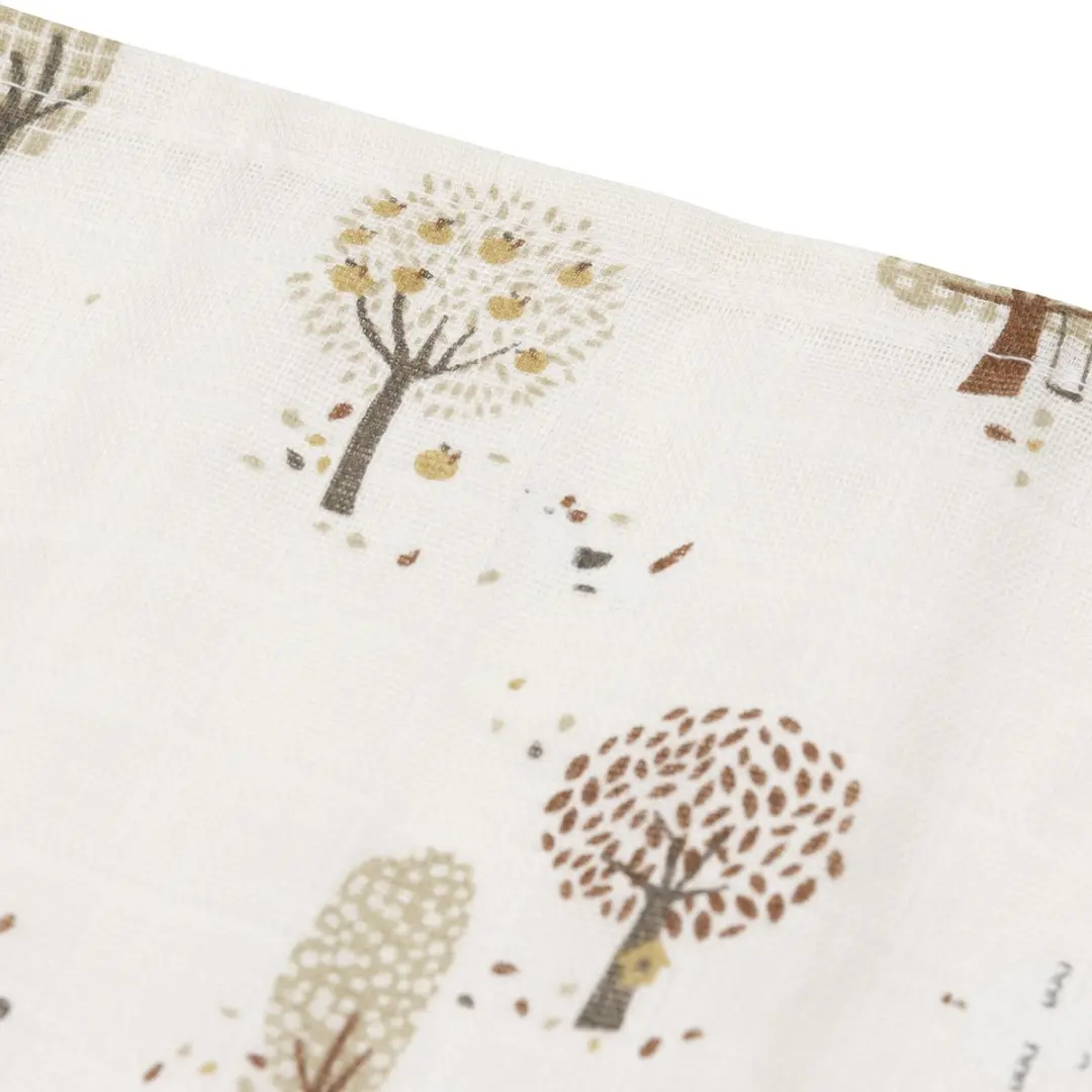 Jollein Hydrofiele Doek Large 115x115cm - Tiny Park - 2 Stuks