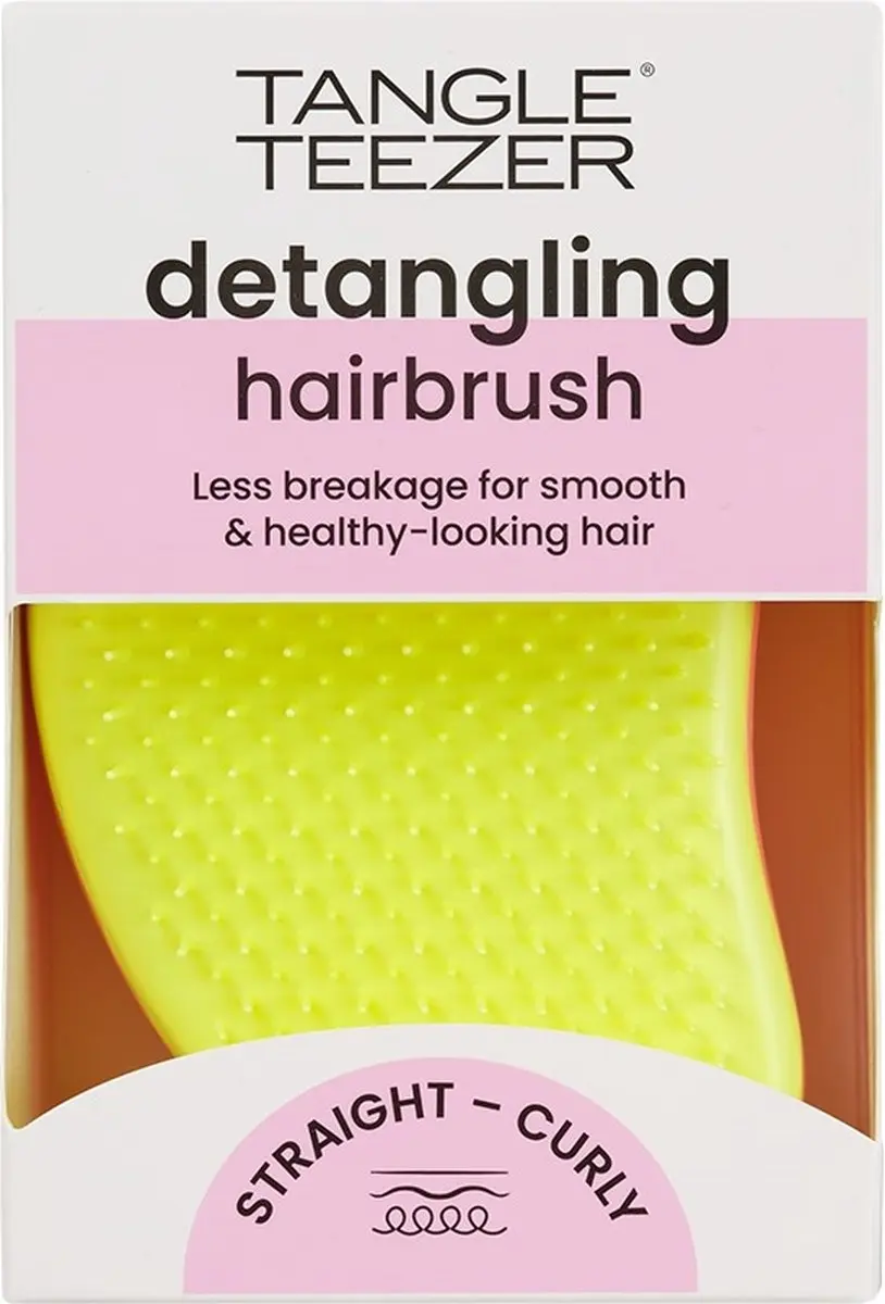 Tangle Teezer Original - Zalmroze & Hyper Geel