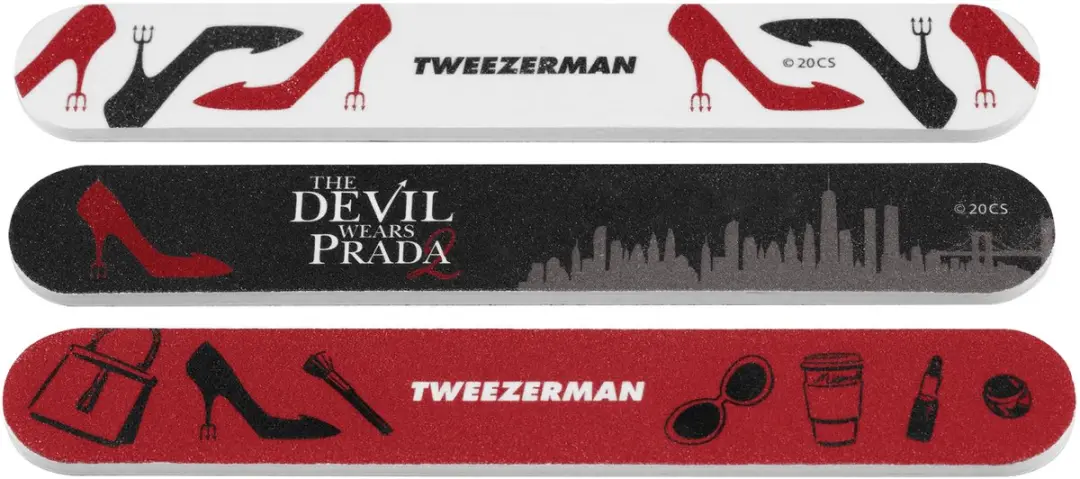 Tweezerman The Devil Wears Prada 2 Nagelvijlset - 3 Stuks