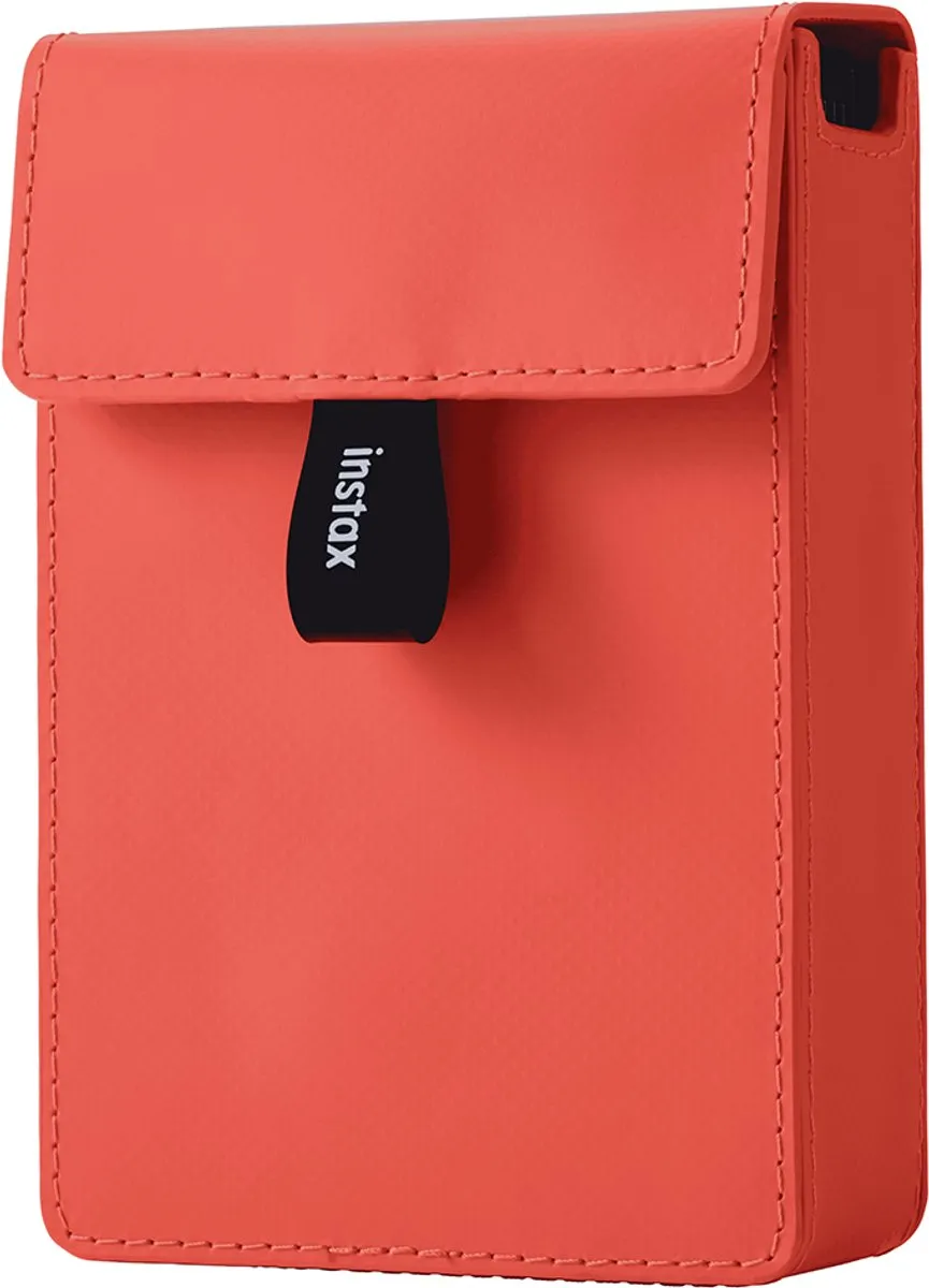 Fujifilm Instax Mini Link+ Beschermhoes - Oranje PU-leer - 70100171173