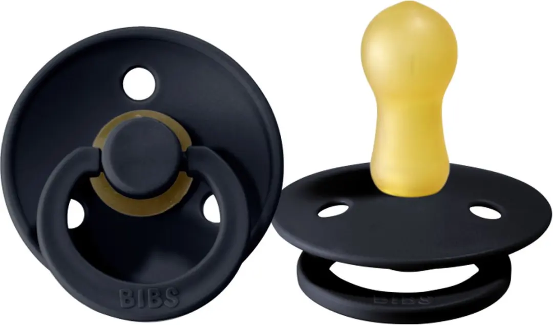 BIBS Colour Fopspeen Natuurrubber 0-6 maanden - Multicolor