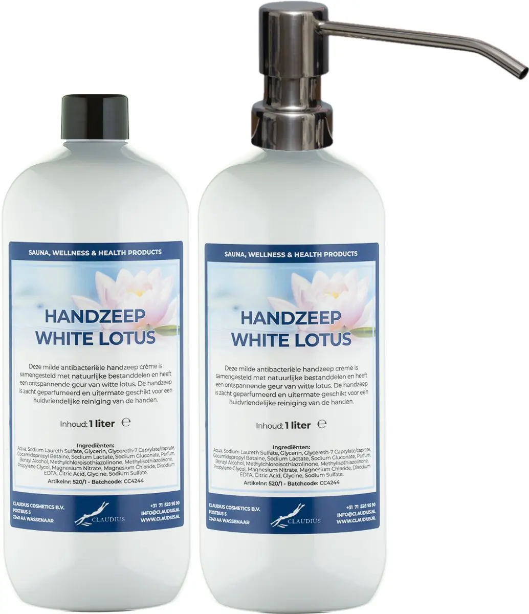 Splashbox Cosmetics Handzeep White Lotus 2 Liter - 2x1L