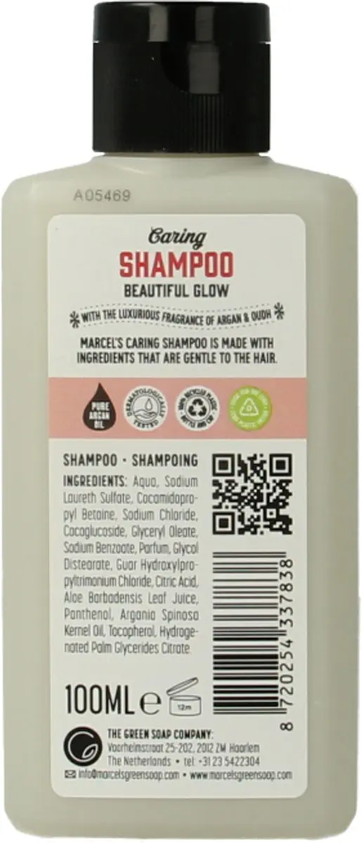 Marcel's Green Soap Shampoo Argan & Oudh 100ml