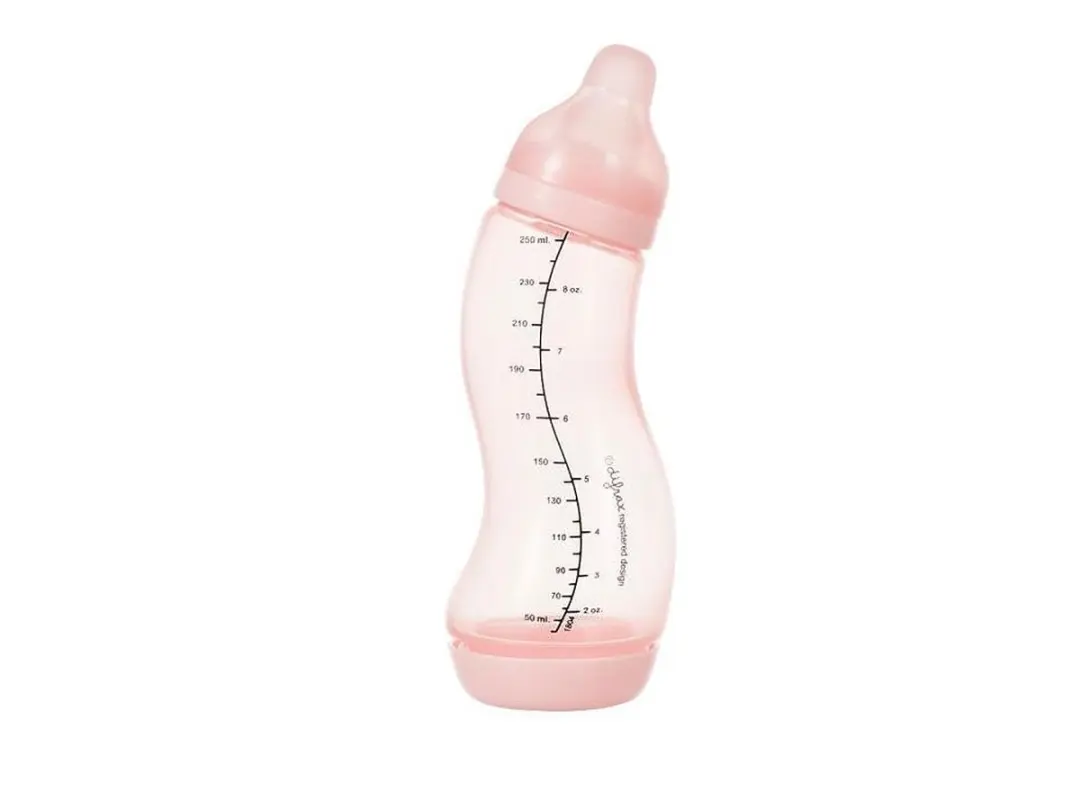 Difrax Natural Babyfles 250ml - Blauw - afbeelding 6 van 6