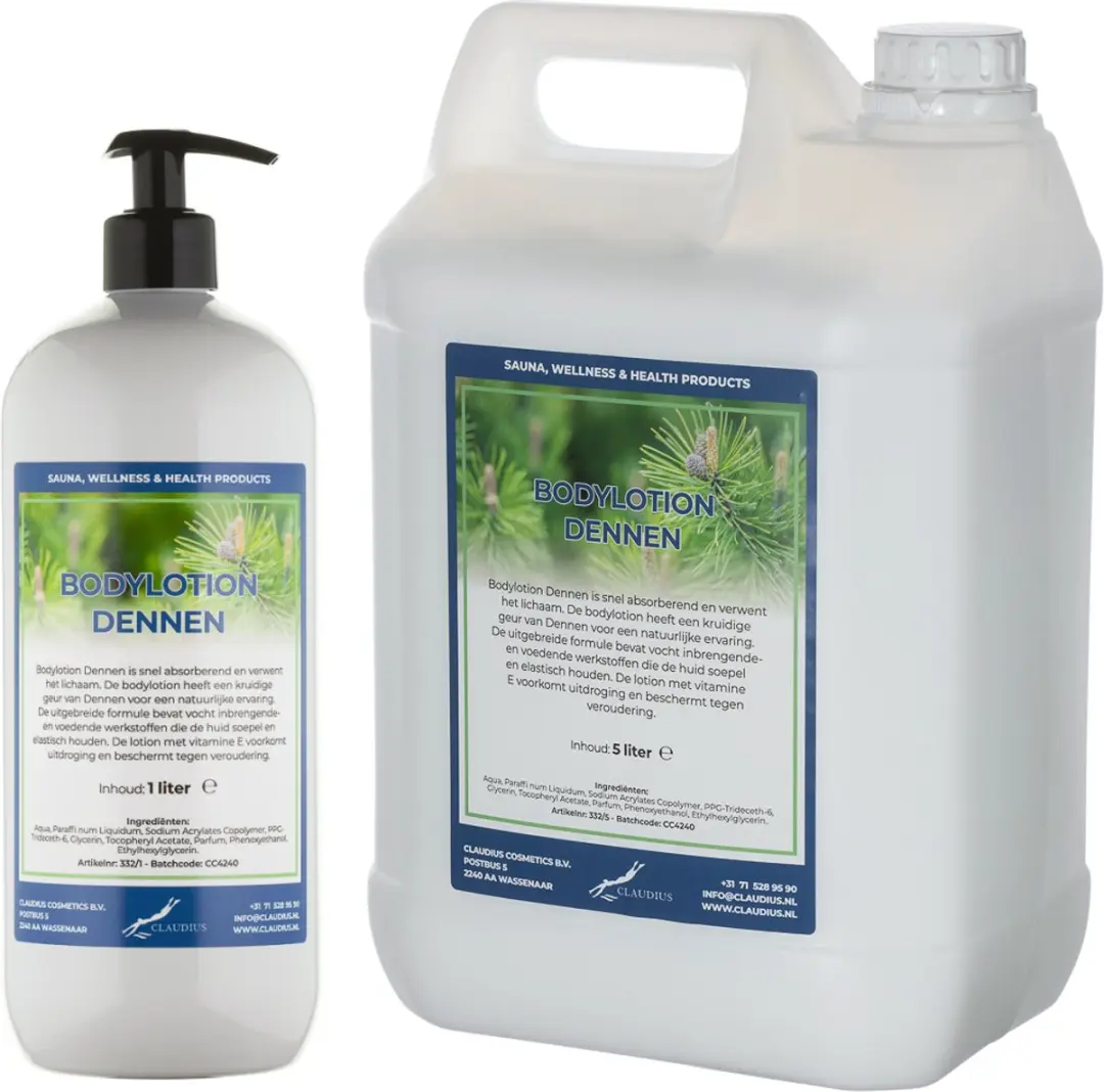 Splashbox Cosmetics Dennen Bodylotion 6L - 2 Stuks