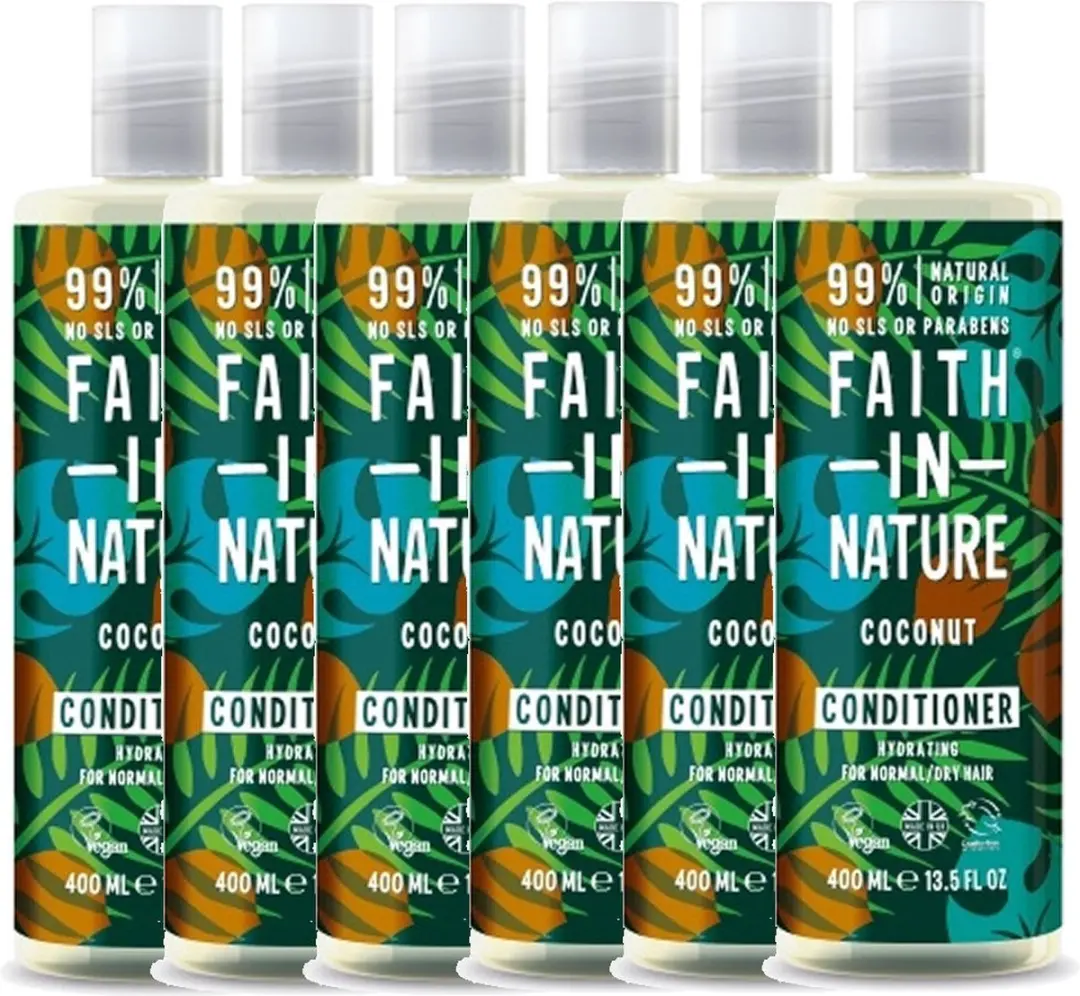 Faith In Nature Coconut Conditioner 6x400ml