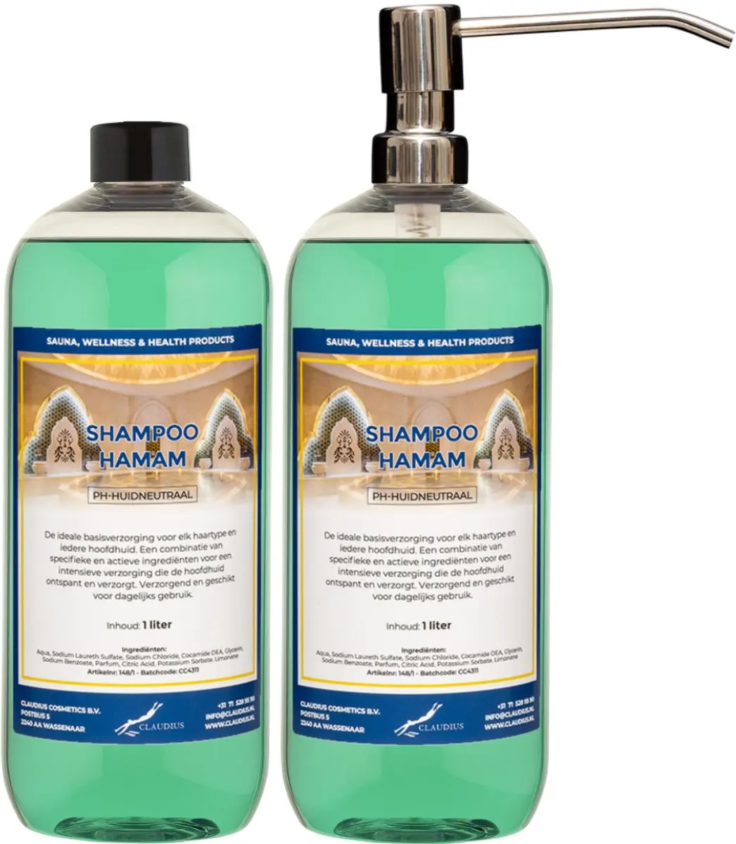 Splashbox Cosmetics Hamam Shampoo 1L - 2 Stuks