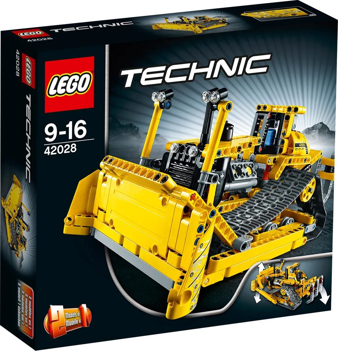 LEGO Technic Bulldozer 42028 - 617 Stukken - Multicolor - afbeelding 2 van 4