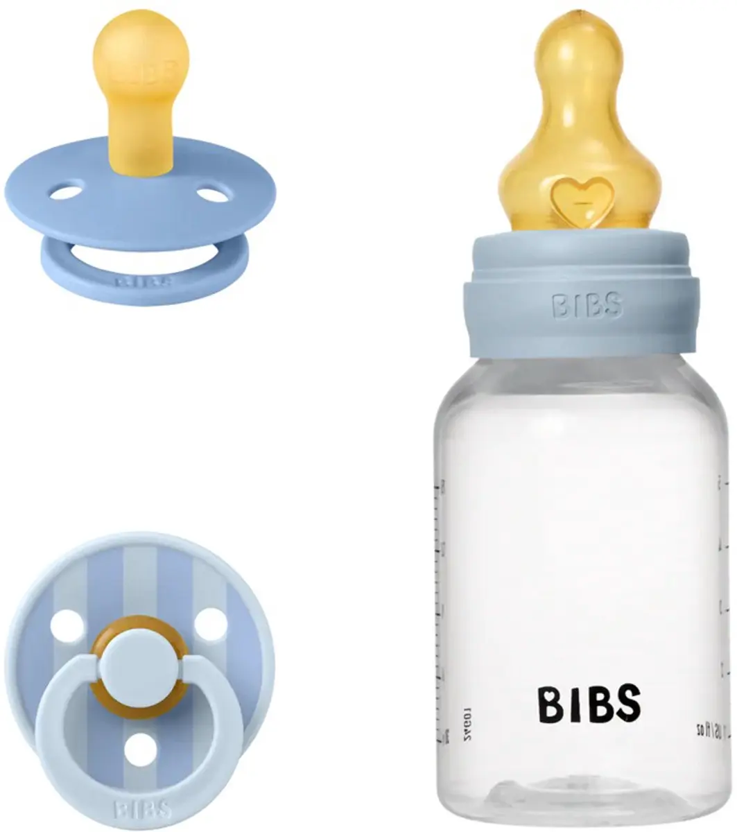 BIBS Cadeauset Baby Blue