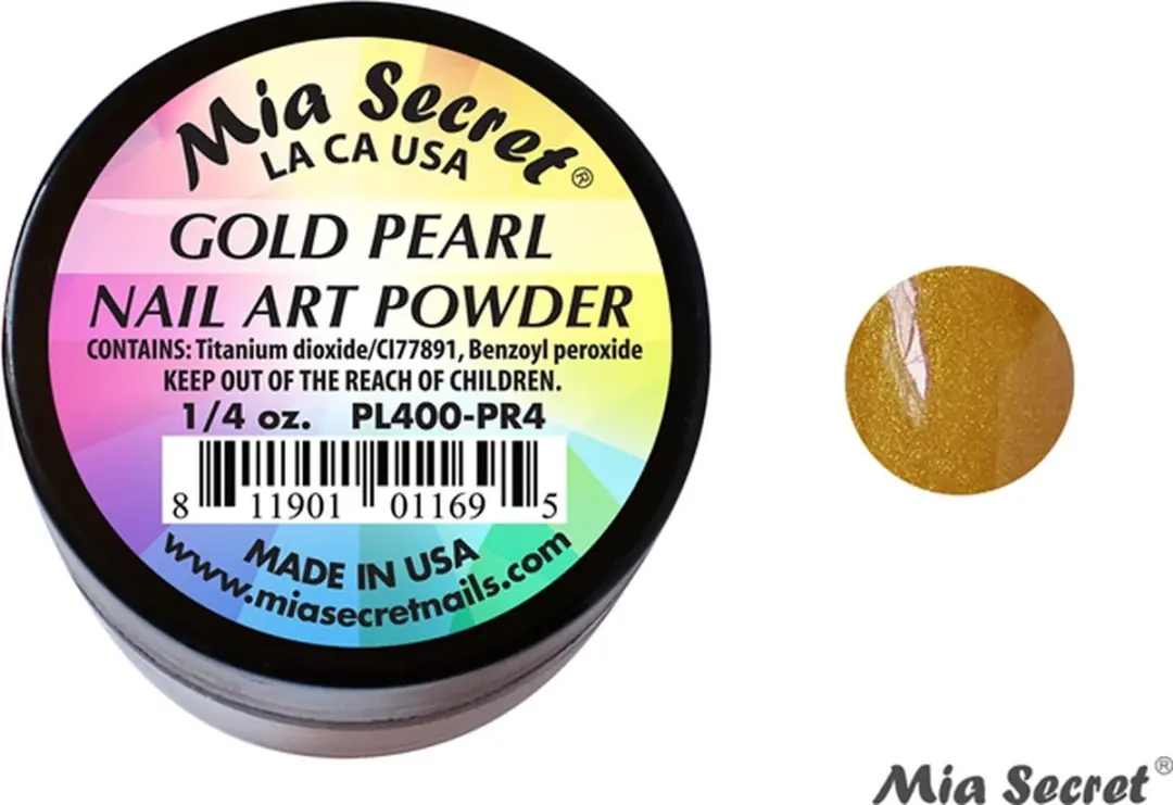 Mia Secret Pearl Acrylpoeder Goud 7.5ml