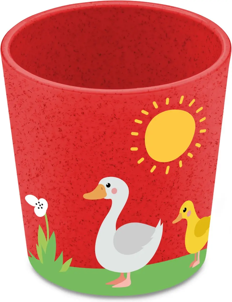 Koziol Connect Beker 190ml Farm - Rood