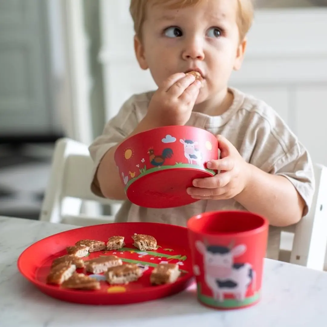 Koziol Connect Beker 190ml Farm - Rood