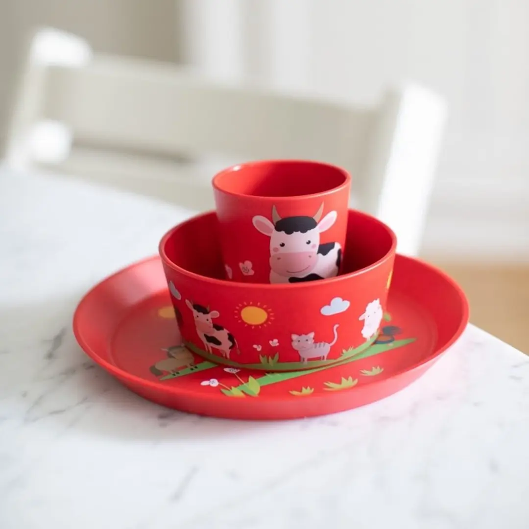 Koziol Connect Beker 190ml Farm - Rood