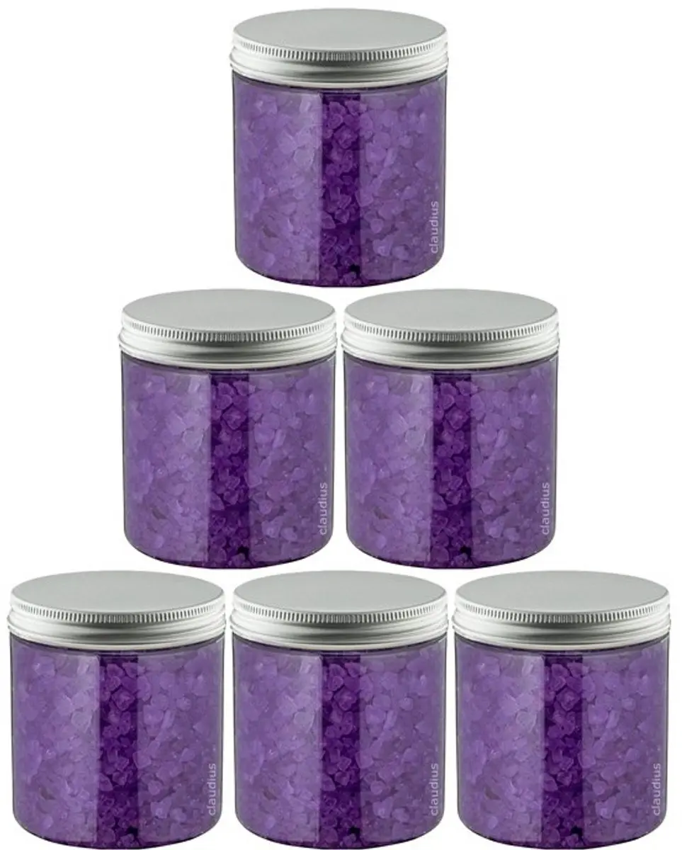 Splashbox Cosmetics Claudius Badzout Lavendel - 6 Potten 300g