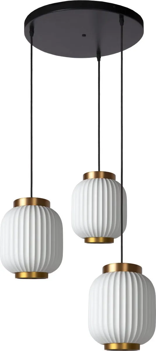 Lucide GOSSE Hanglamp 3xE27 - Wit