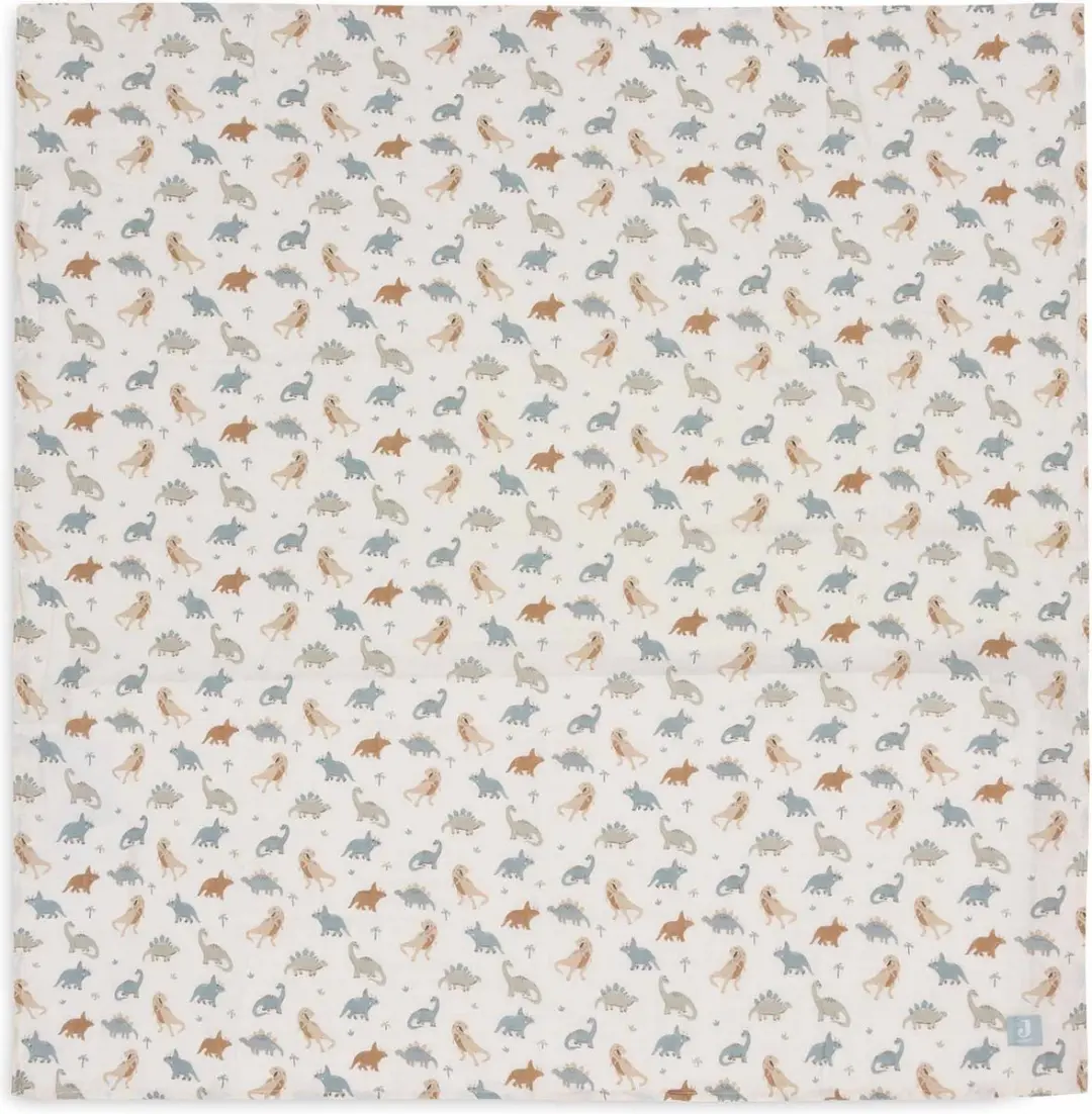 Jollein Hydrofiele Doek Large 115x115cm - 2 Stuks - Roarsome