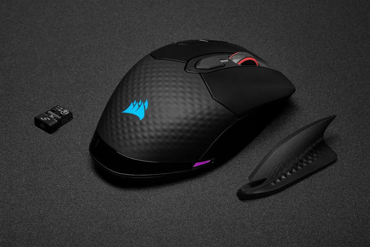 Corsair Dark Core RGB Pro CH-9315411-EU Gaming Muis - 18000 DPI - Zwart - afbeelding 6 van 6