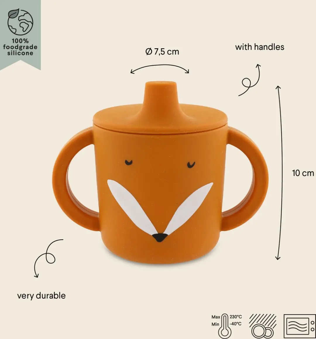 Trixie Mr. Fox Tuitbeker - 0,2L - Siliconen - afbeelding 6 van 6