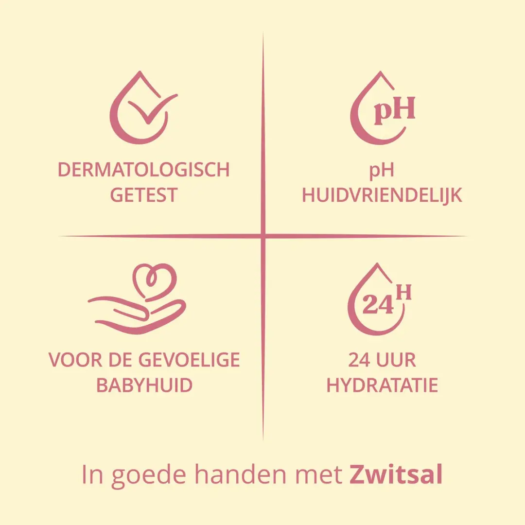 Zwitsal Zachte Crème Baby 100ml - 6 Stuks
