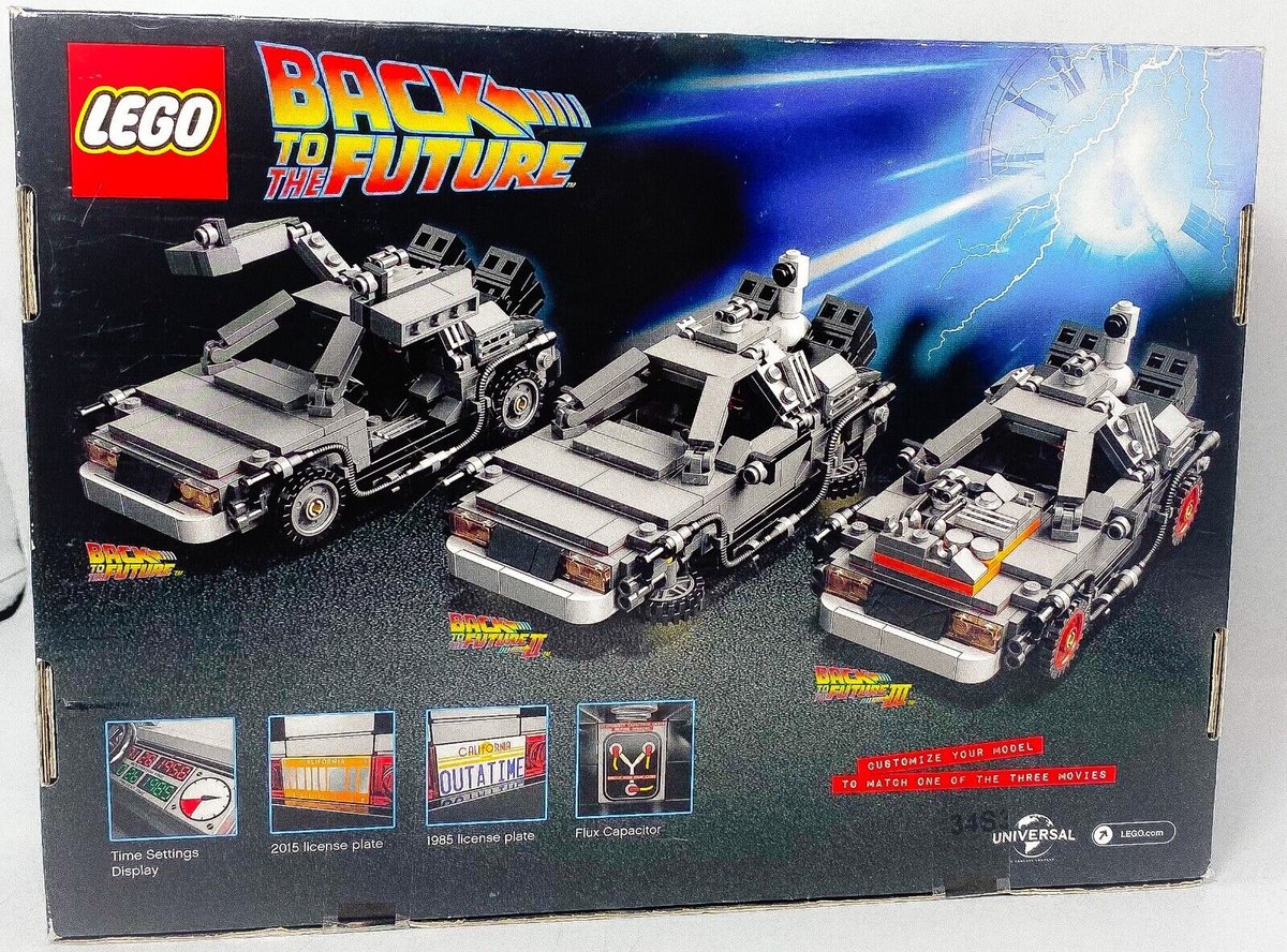 LEGO 21103 Back To Future - DeLorean tijdmachine / DeLorean Time Machine (CUUSOO / Ideas)