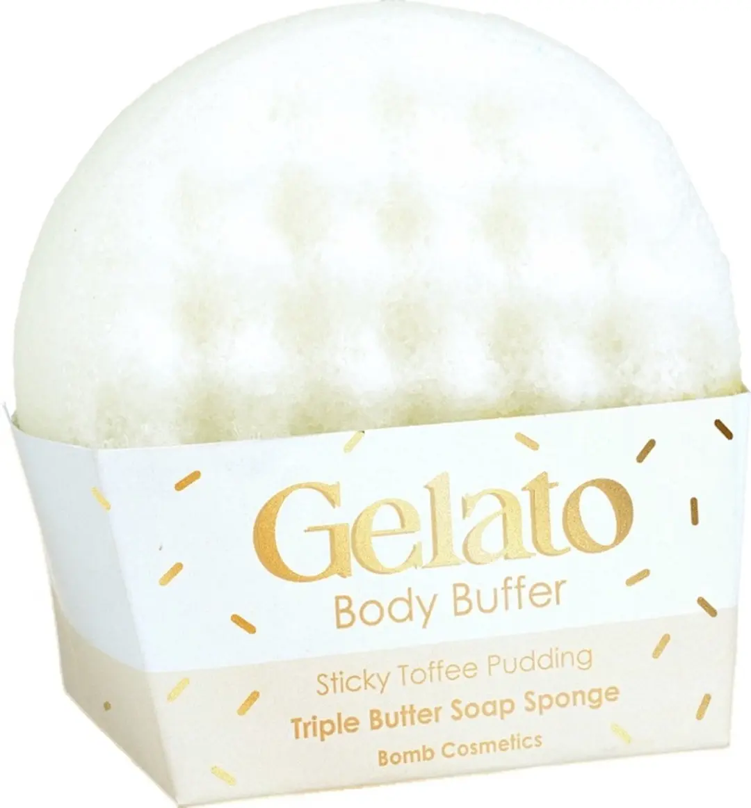 Bomb Cosmetics Sticky Toffee Pudding Gelato Body Buffer 300g