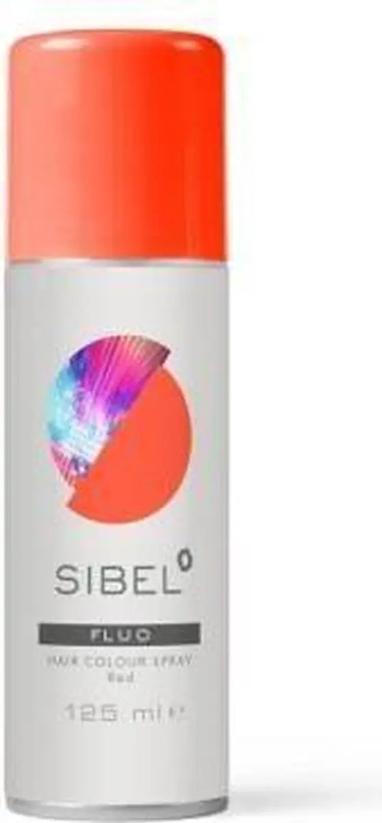 Sibel Color Spray Fluo Rood 125ml