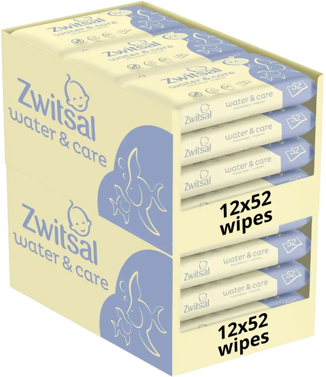 Zwitsal Billendoekjes Water & Care