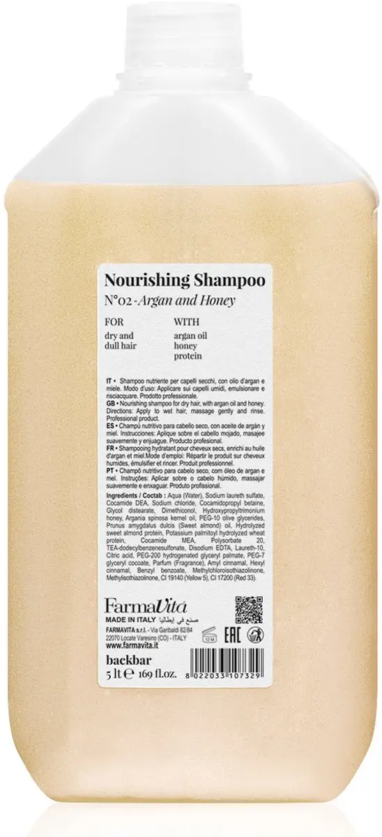 Farmavita Shampoo Back Bar Nº02