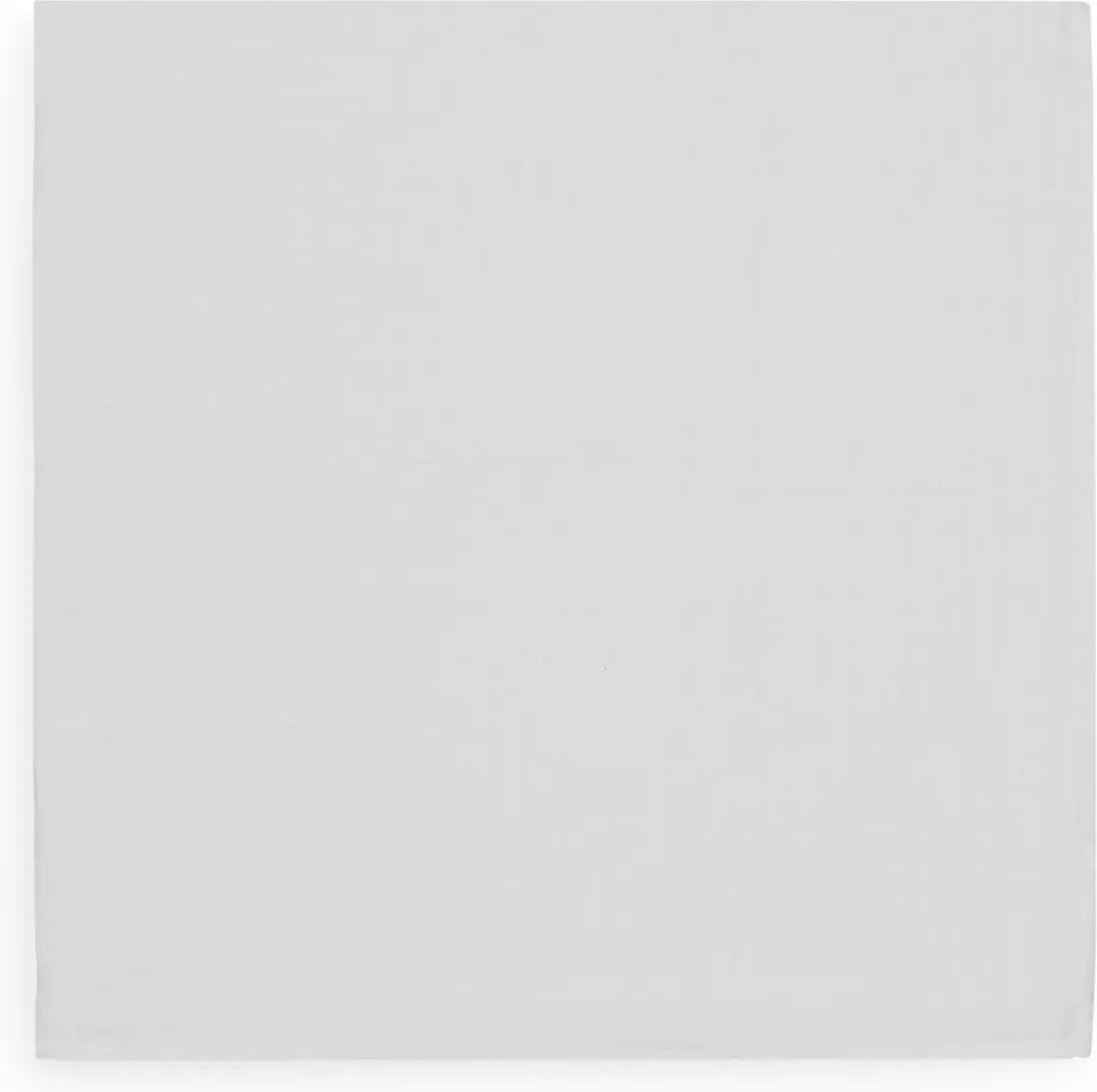 Jollein Hydrofiel Multidoek Basic 115x115cm - Wit - 2 Stuks - afbeelding 6 van 6