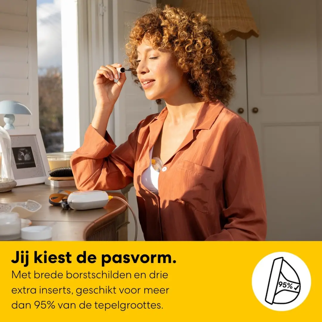 Medela Freestyle Mini Handsfree Dubbele Borstkolf - Transparant