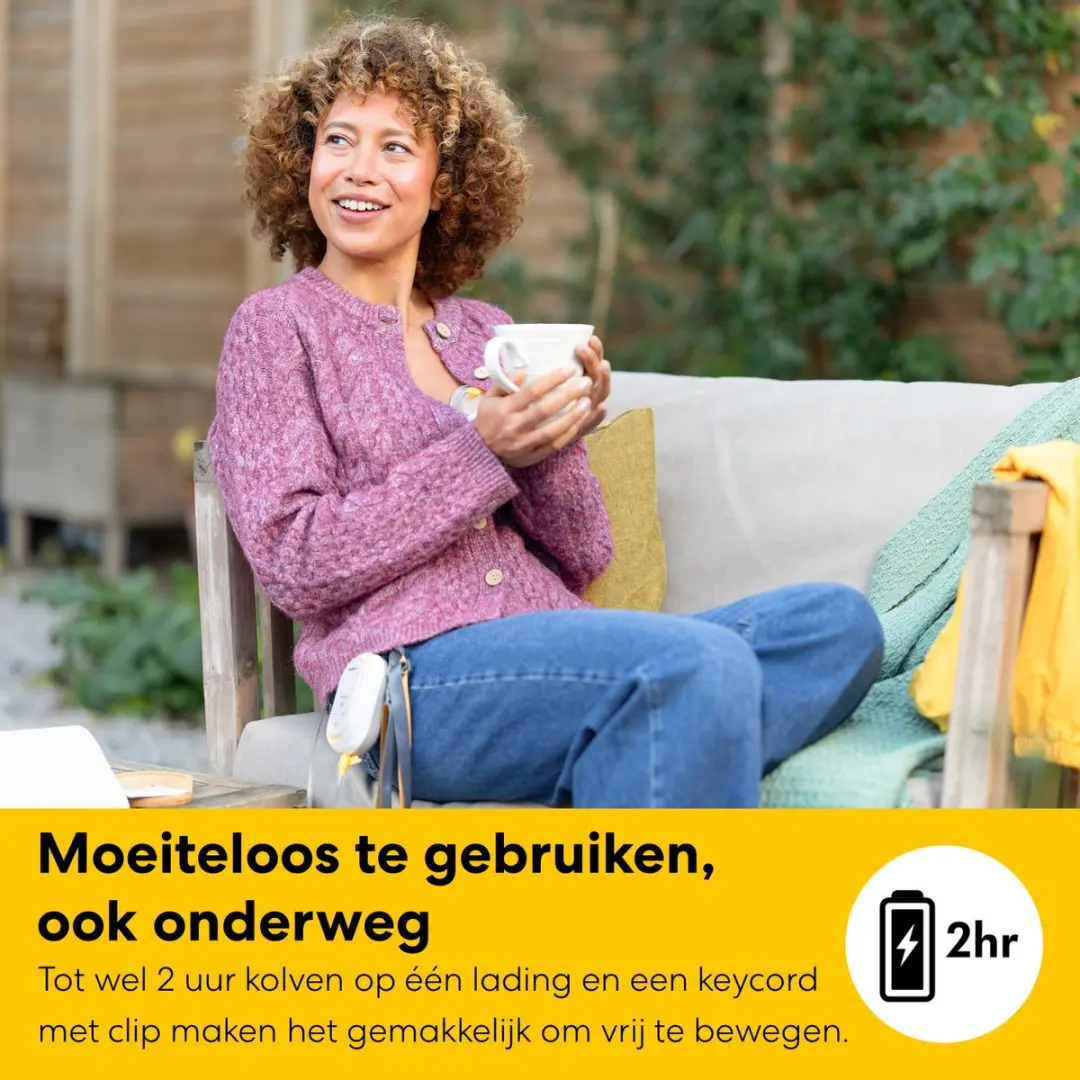 Medela Freestyle Mini Handsfree Dubbele Borstkolf - Transparant - afbeelding 6 van 6