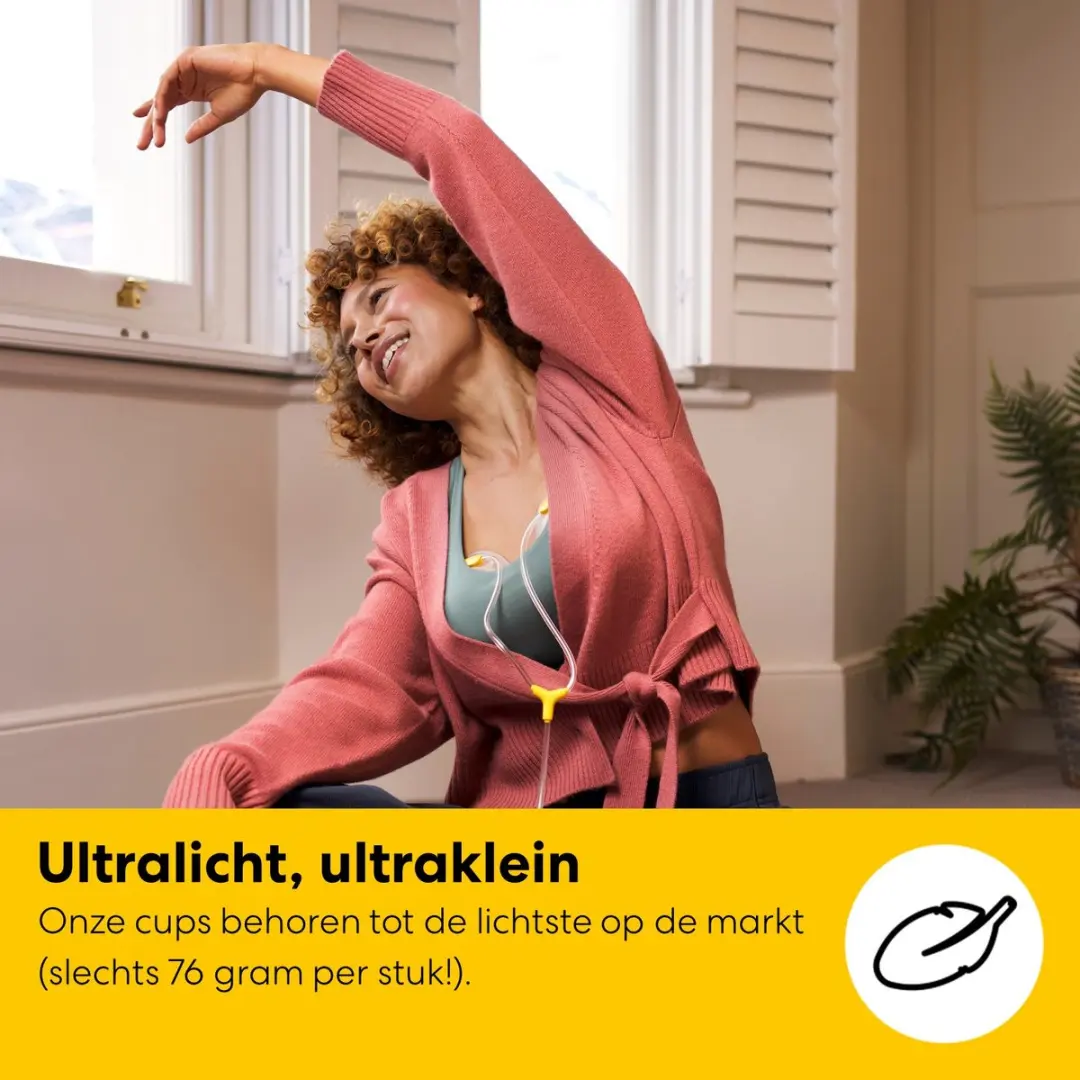 Medela Freestyle Mini Handsfree Dubbele Borstkolf - Transparant