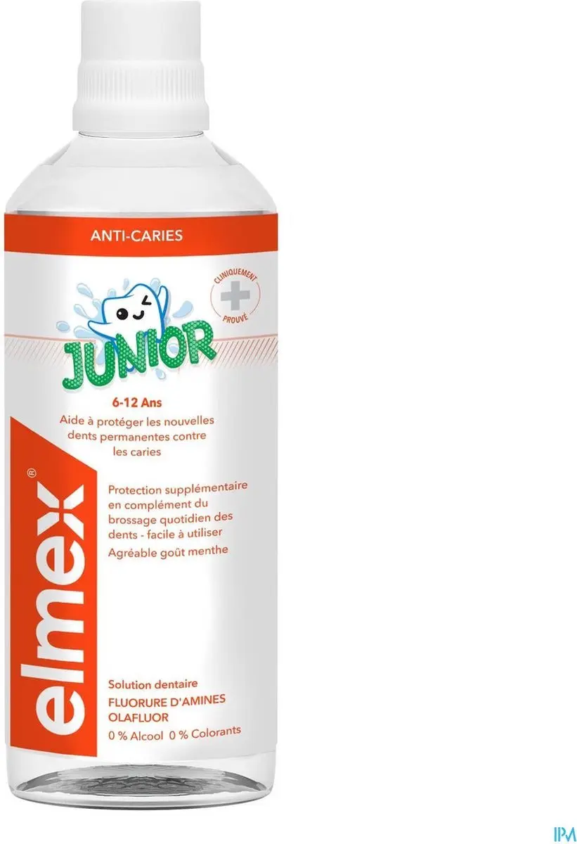 Elmex Junior Tandspoeling 400ml - 18 Stuks
