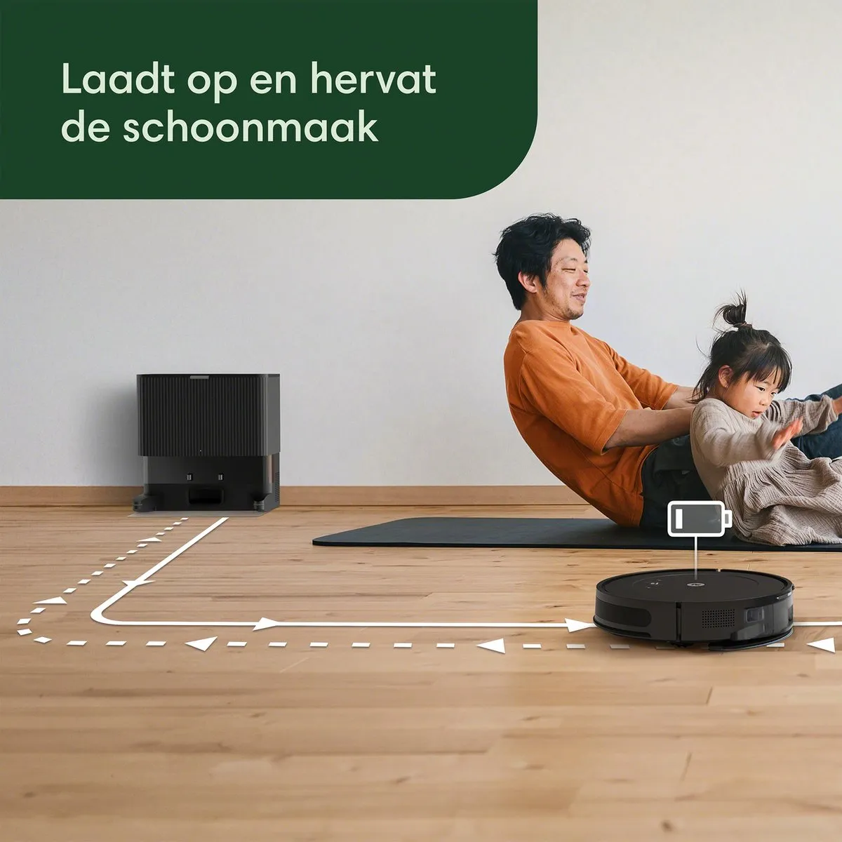 iRobot Roomba Combo 2 Essential Y0510 Robotstofzuiger met Dweilfunctie - Zwart - afbeelding 6 van 6