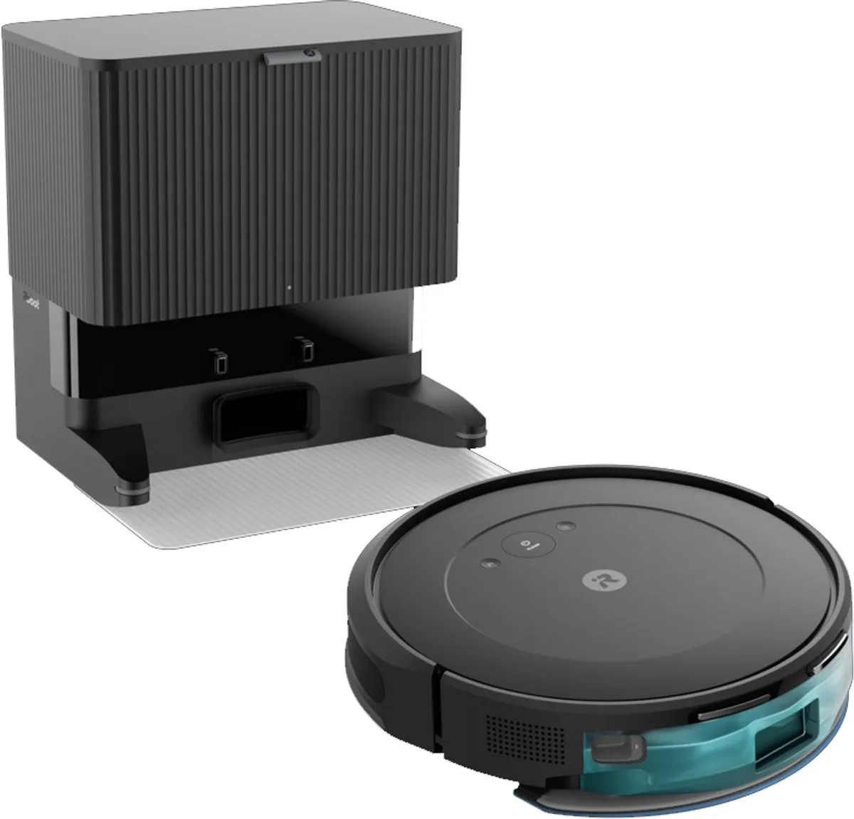 iRobot Roomba Combo® 2 Essential + AutoWash Dock - Robotstofzuiger met Dweilfunctie - Zwart - Y0510