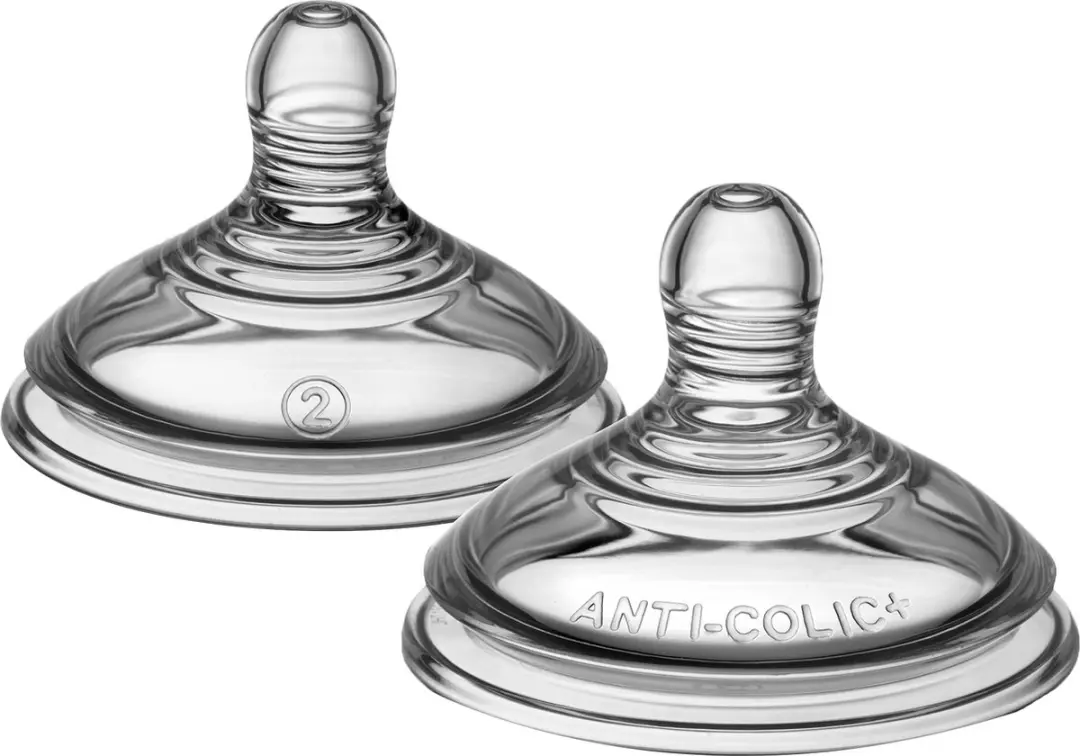Tommee Tippee Natural Start Anti-Koliek Flesspenen Medium - 2 Stuks