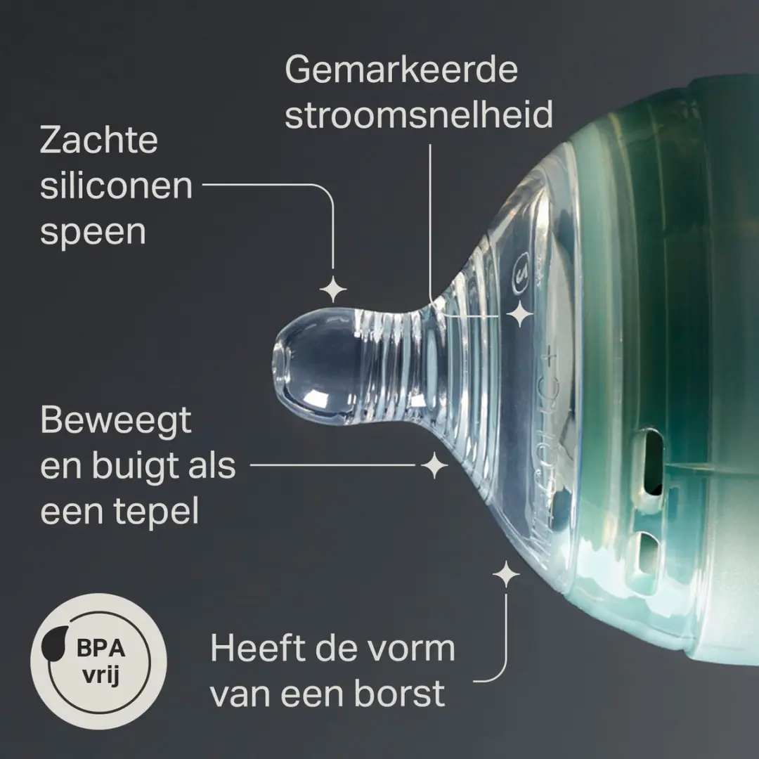 Tommee Tippee Natural Start Anti-Koliek Flesspenen Medium - 2 Stuks