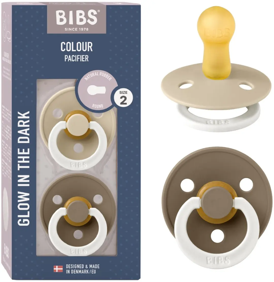BIBS Colour Glow Fopspenen 6-18 maanden