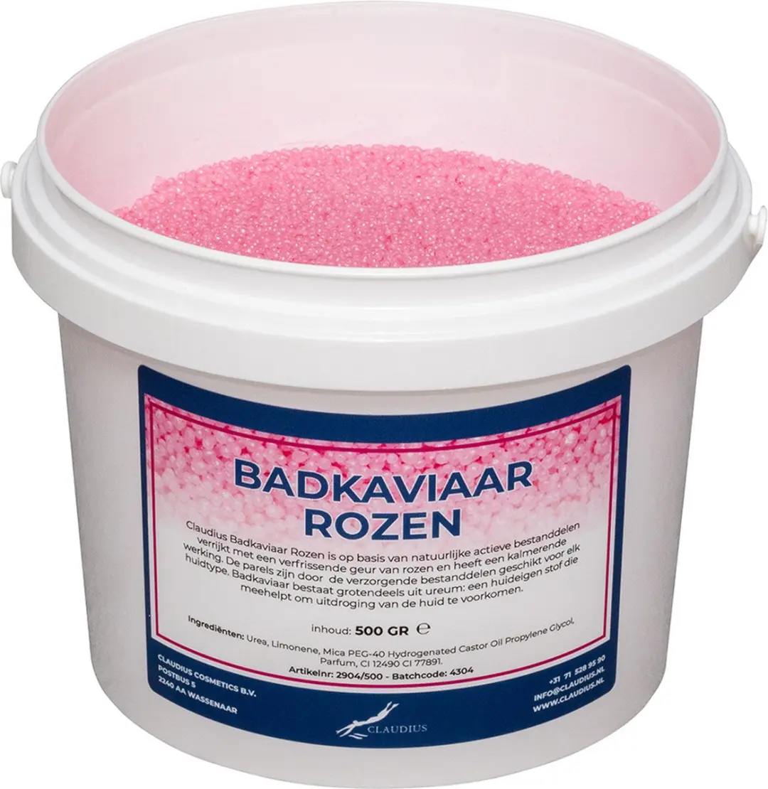 Splashbox Cosmetics Badkaviaar Rozen Badparels 500g