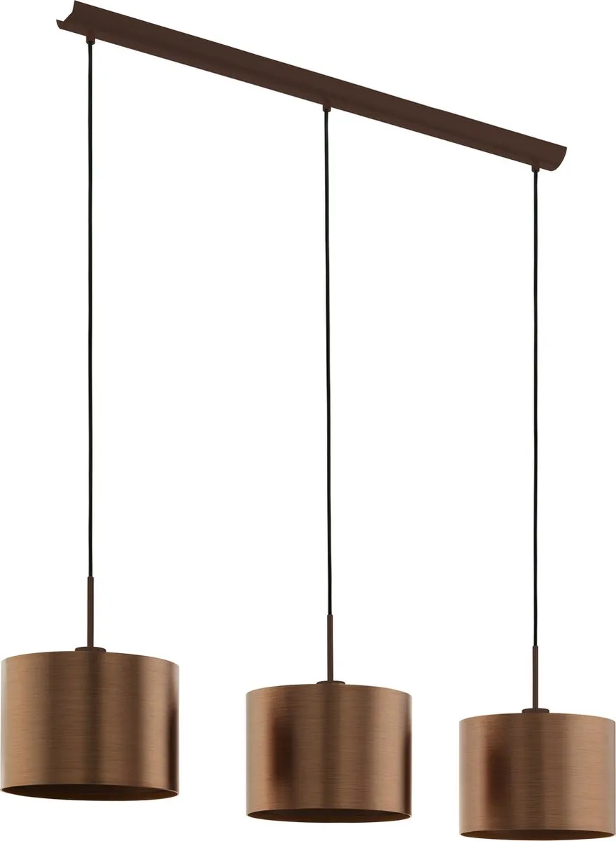 Eglo Saganto 1 Hanglamp - 3x E27 - Koper