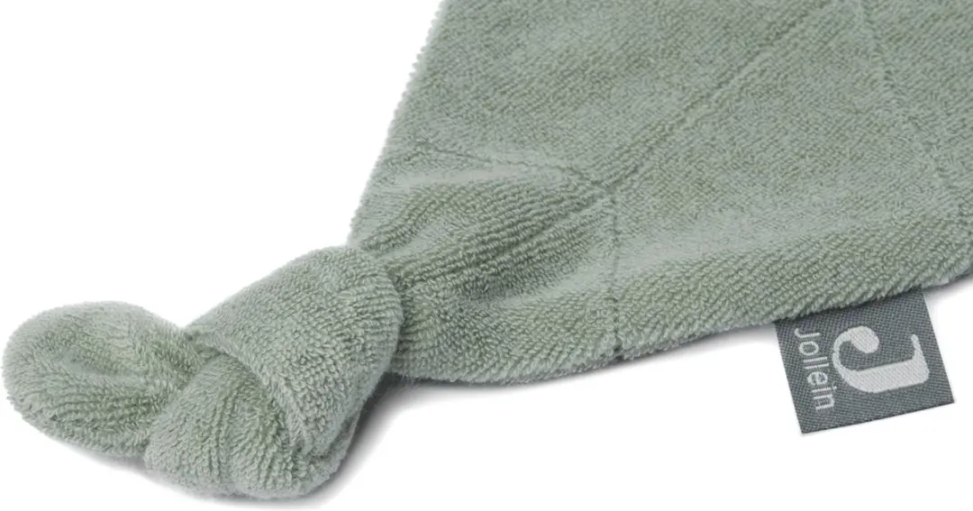 Jollein Speendoekje Leaf Ash Green - Polyester-katoen - afbeelding 6 van 6