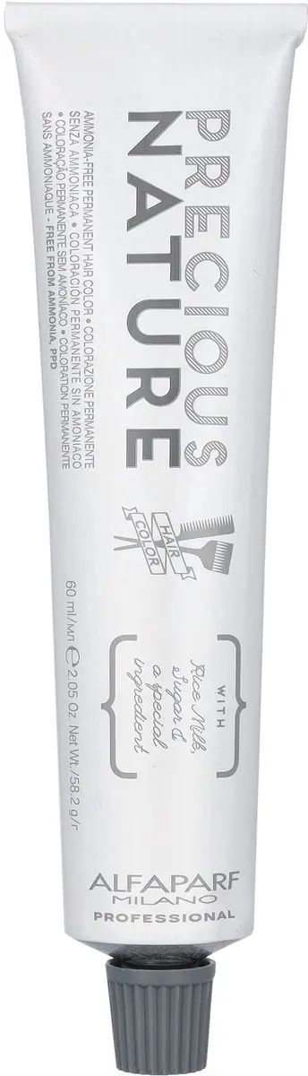 ALFAPARF Precious Nature Permanent Haarkleur 8.1 Zwart 60ml