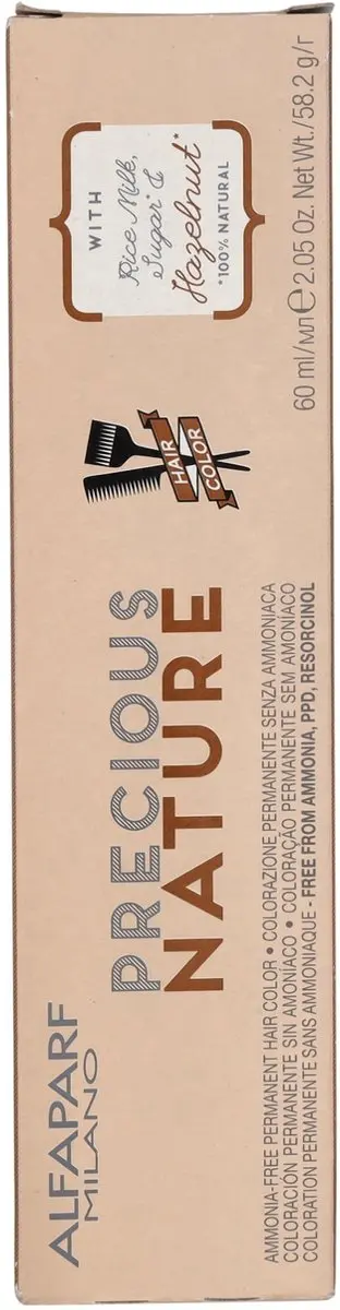 ALFAPARF Precious Nature Permanent Haarkleur 8.1 Zwart 60ml