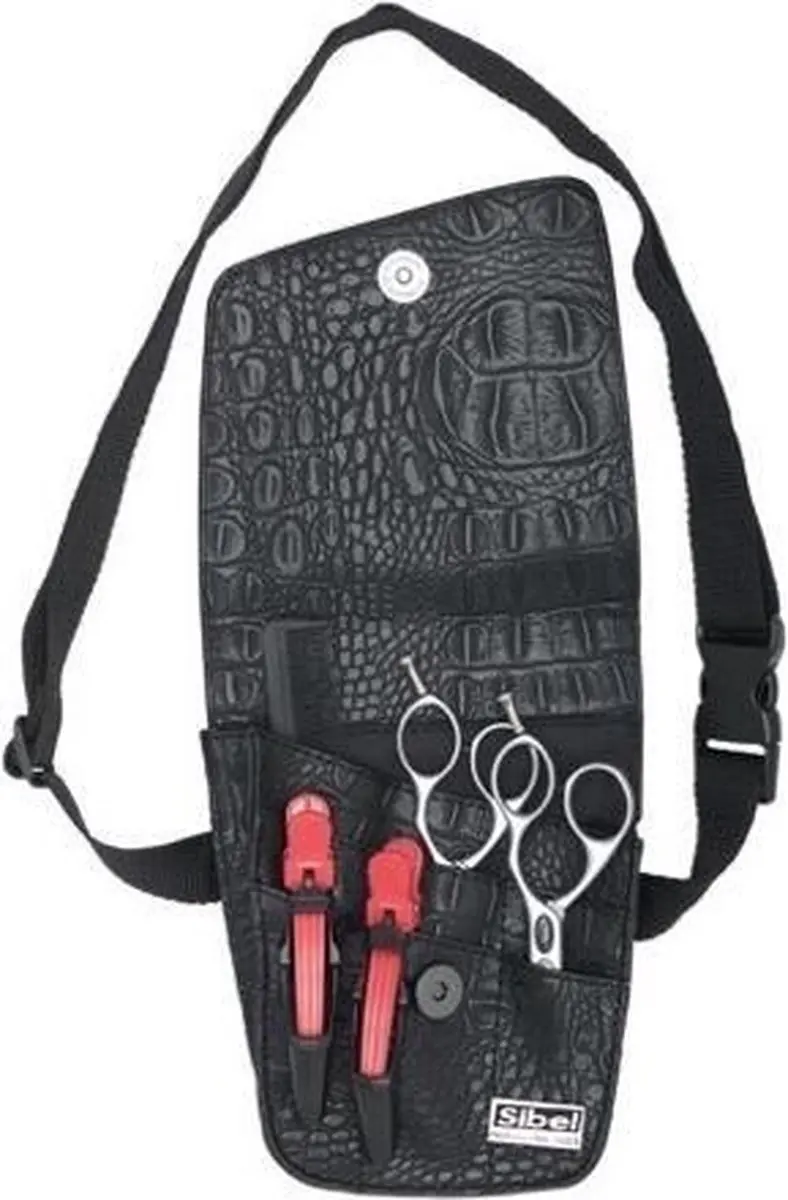 Sibel Trio Black Holster Scissors - 150ml