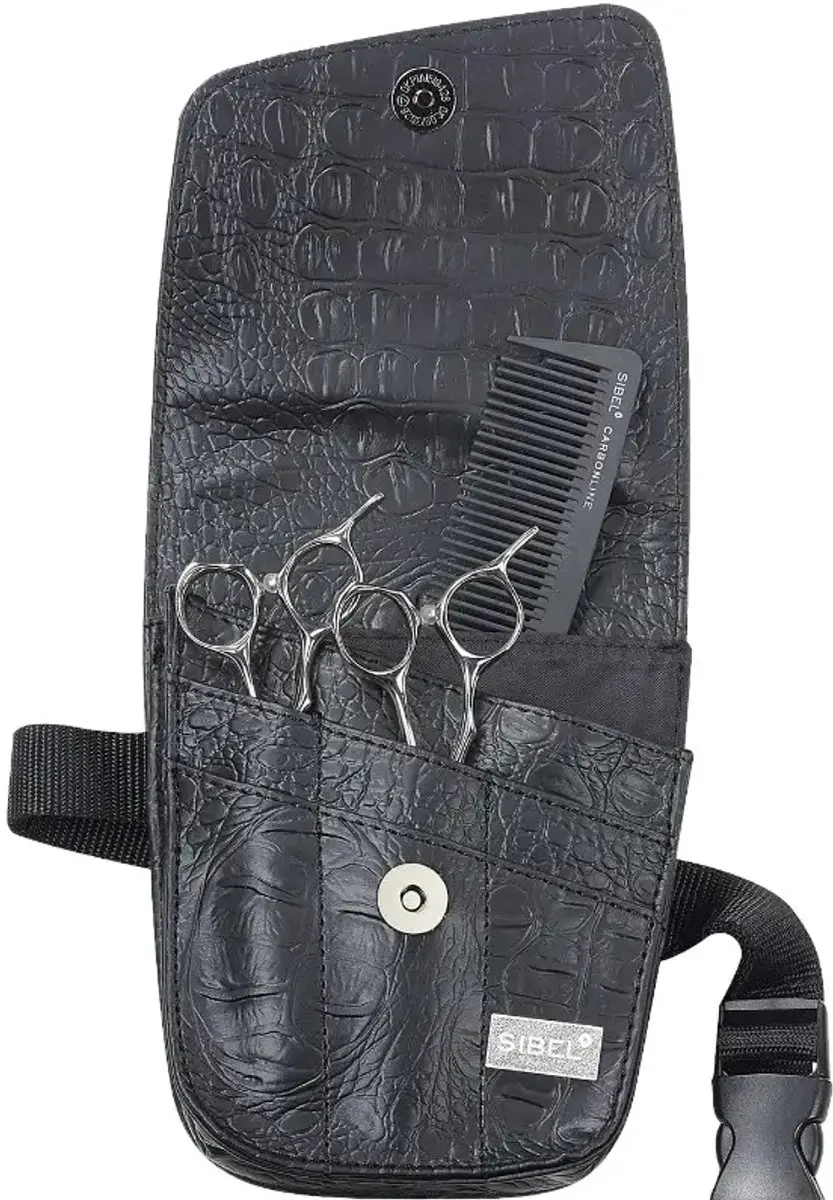 Sibel Trio Black Holster Scissors