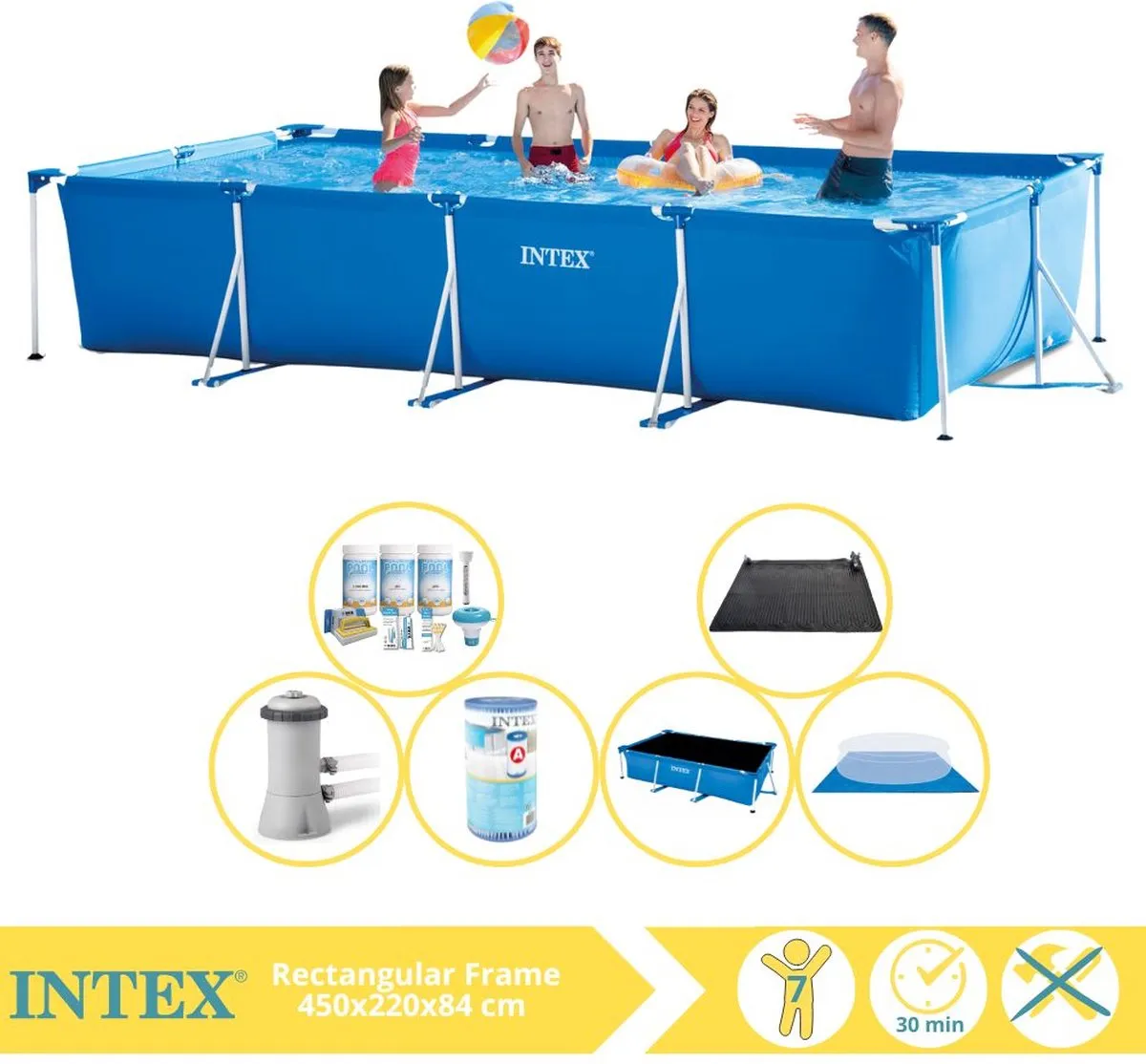 Intex 28273NP Opzetzwembad 450x220x84cm