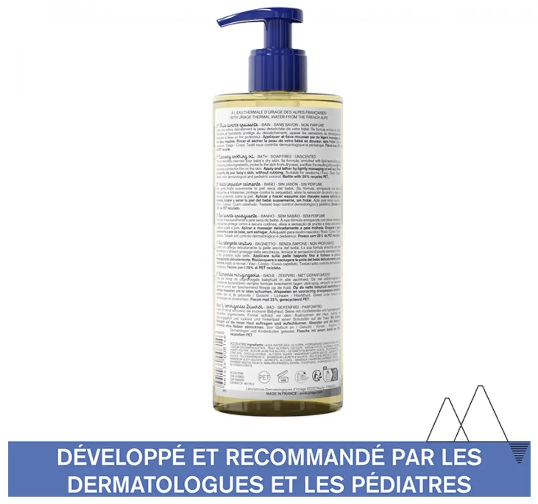 Uriage Bébé Huile Lavante 500ml