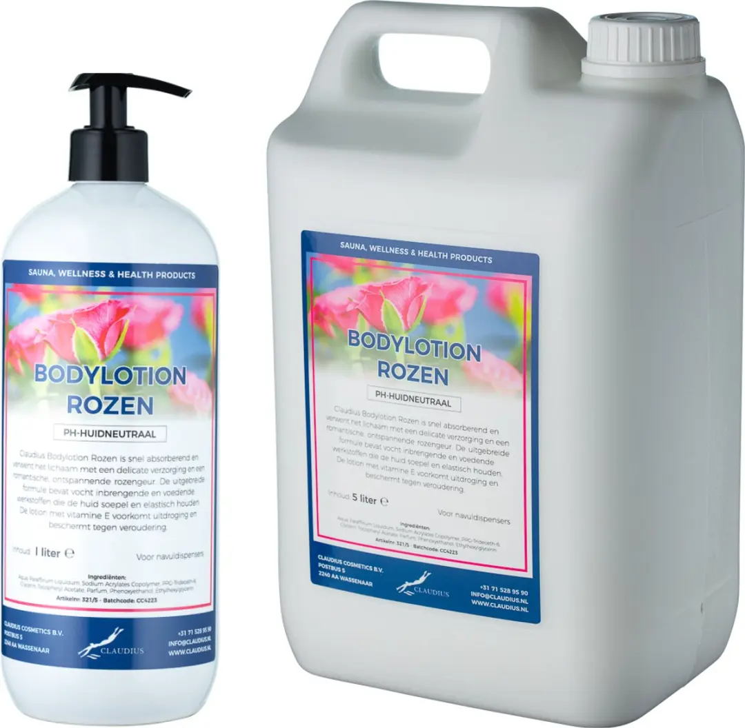 Splashbox Cosmetics Rozen Bodylotion 6L - 2 Stuks