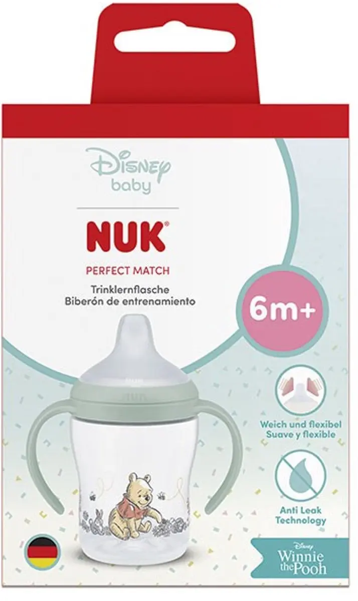NUK Perfect Match Drinkbeker 150ml - Winnie de Pooh - Groen/Transparant