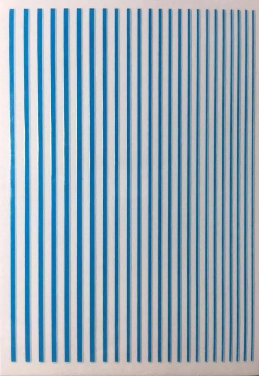 Korneliya Nailart Strip Neon Blue